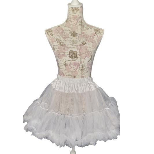 Tutu Mini Skirt (white) One Size