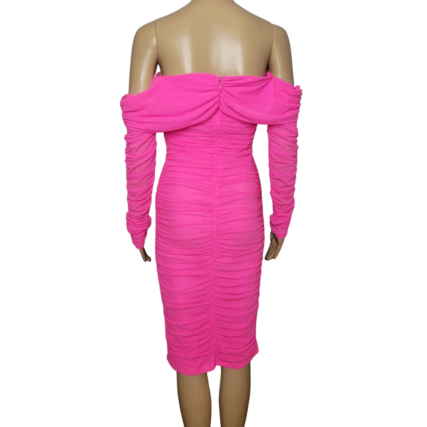 Pink Bodycon Dress Sz L